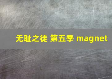 无耻之徒 第五季 magnet